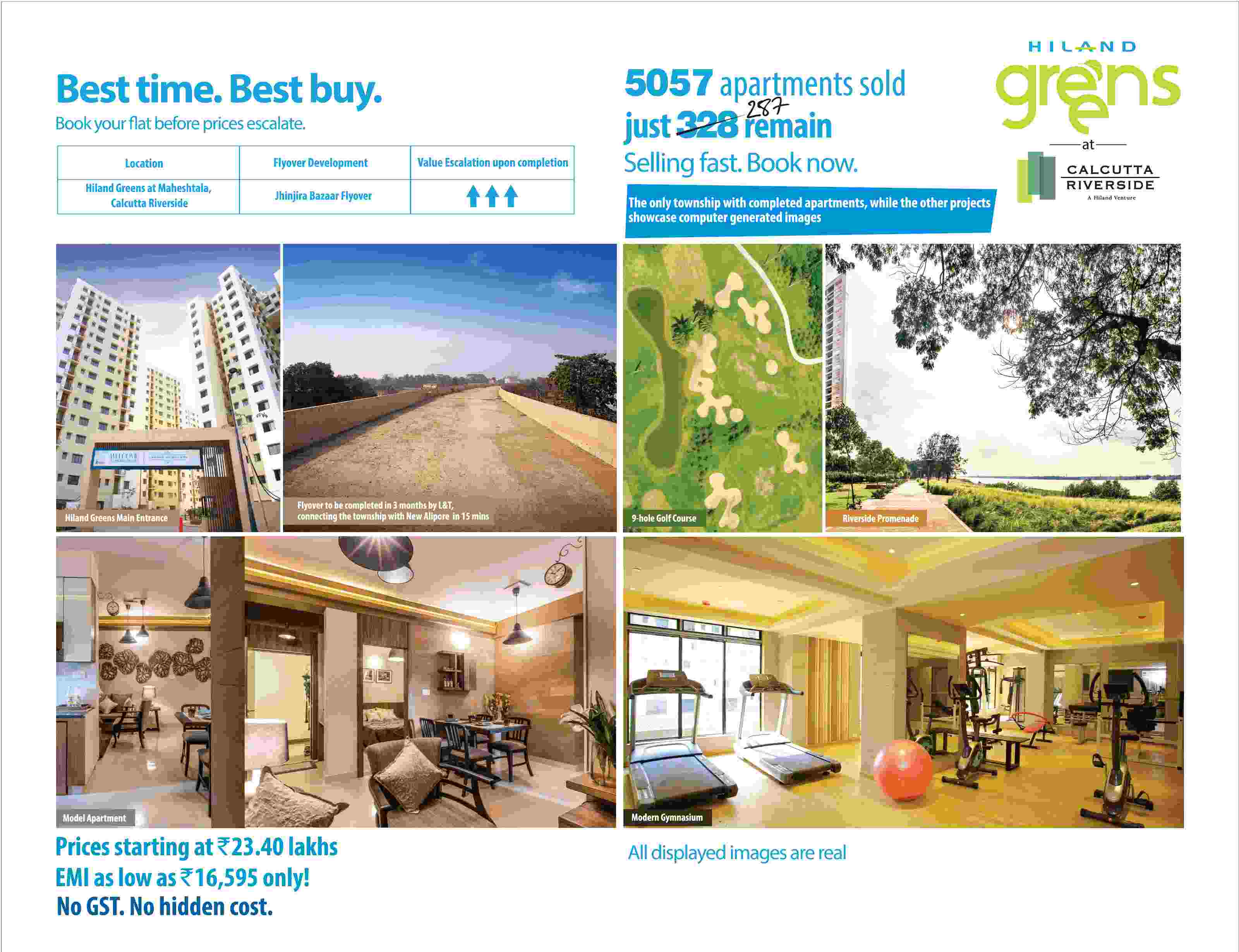 Book your flat before price escalate at Hiland Greens in Kolkata Update